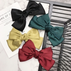 Large Bow Hair Clip Women's Tide Headdress Hair Card Supplier