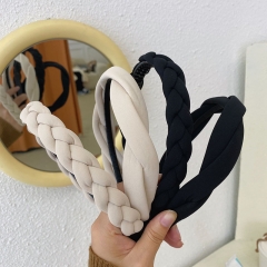 Twist High Skull Top Hair Band Retro French  Thickened Headband Supplier