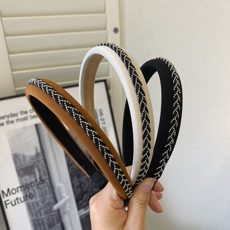 Metal Braided Chain Hair Band Senior Small Fragrant Style Net Red Headband Supplier
