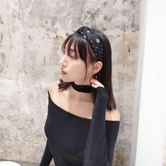 Sequin Mesh Wide Hair Bands Supplier