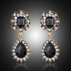 Vintage Studs Luxury Crystal Gemstone Earrings Distributor