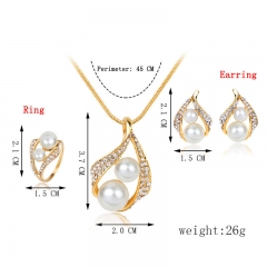 Pearl Necklace Three Piece Set Distributor