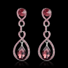 Atmospheric Crystal Glass Earrings Pendant Distributor