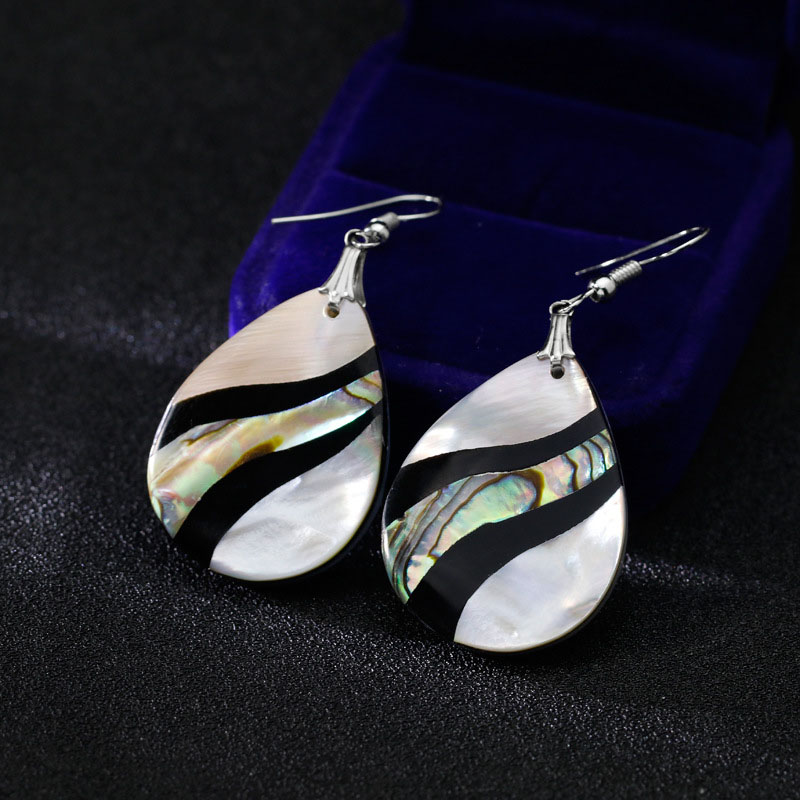 Fashionable Natural Abalone Shell Earrings Earrings Manufacturer