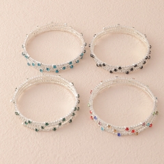 Temperament Popular Full Set Multi-color Diamond Bracelet Supplier