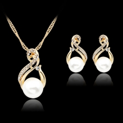 Popular Bridal Pearl Necklace Earring Set Distributor