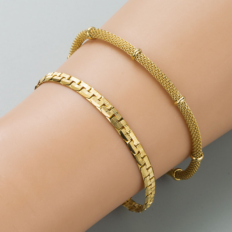Titanium Steel Bracelets Hip Hop Stainless Steel Non-fading Bracelets Supplier
