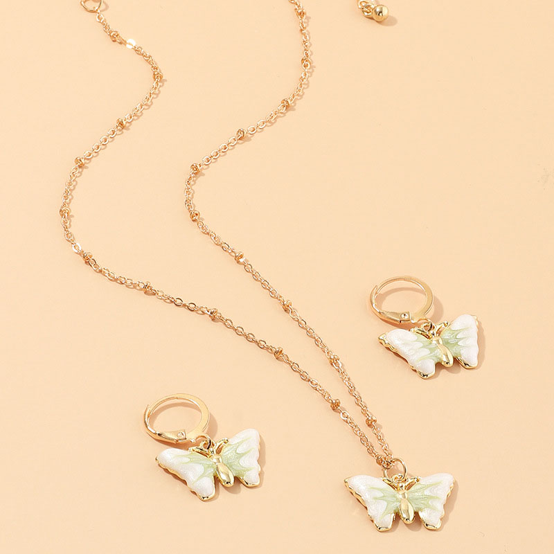 Earrings Necklace Popular Butterfly Set Supplier