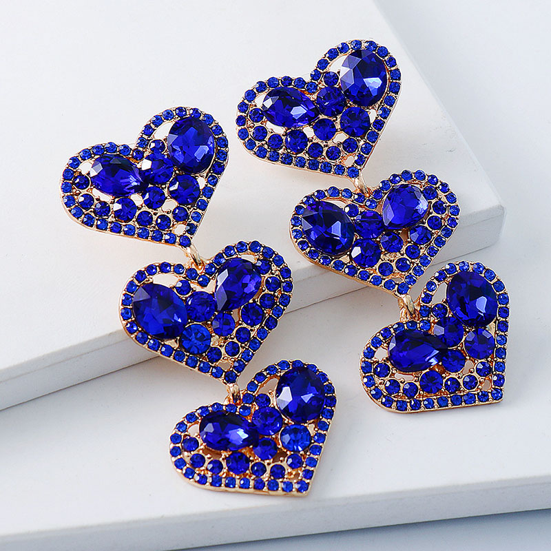 Creative Exaggerated Heart-shaped Earrings Earrings Trend Distributor