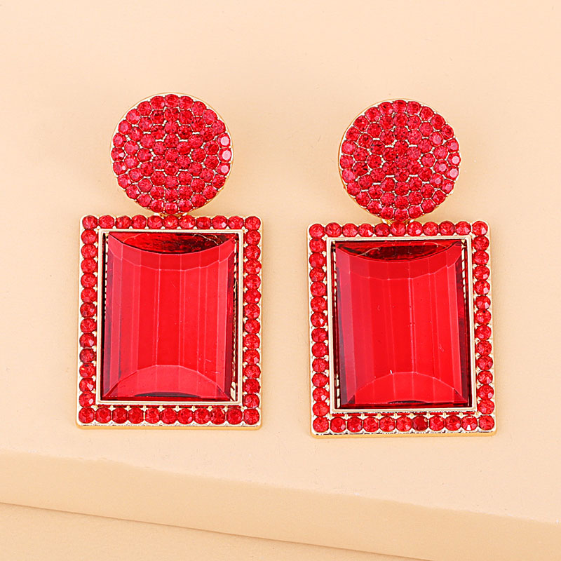 Trendy Jewelry Earrings Rhinestone Crystal Earrings Supplier