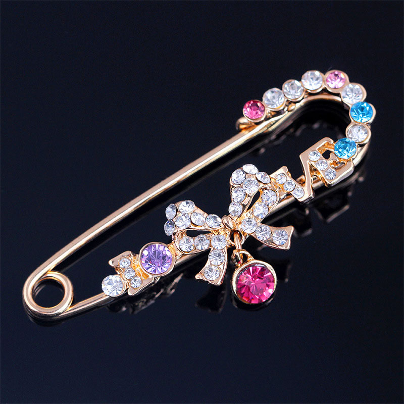 Fashion Sweet Corsage Pins Bow Brooch Fashion Manufacturer