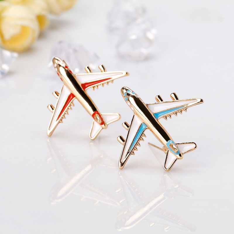 Wholesale Fashion Cartoon Alloy Enamel Jewelry Hundred And One Aircraft Brooch