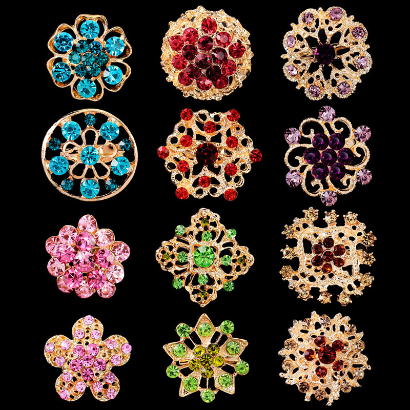Wholesale Small Brooch Pins With Diamonds Fashionable And Versatile Jewelry