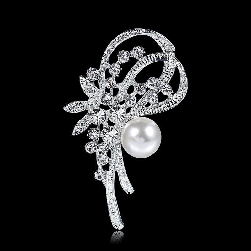Lady Daffodil Brooch High-quality Pearl-set Fashion Clothing Accessories Manufacturer
