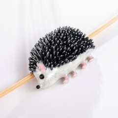 Wholesale Cartoon Drip Oil Small Hedgehog Animal Brooch Pins