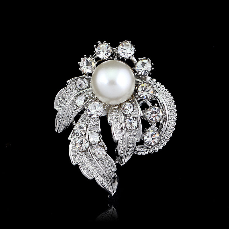 Silver-plated Corsage Fashion Exquisite Collar Small Lapel Pin Manufacturer