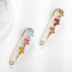 Wholesale Colorful Bow Drip Oil Brooch