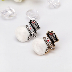 Wholesale Cartoon Christmas Snowman Brooch Christmas Gift Corsage