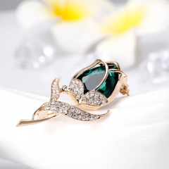 Wholesale Fashion Bridal Crystal Brooch Female Accessories