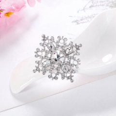Wholesale Simple  Alloy Square Brooch With Diamonds
