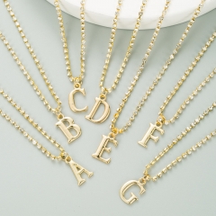 Galaxy Alloy Claw Chain 26 English Letters Necklace Sweater Chain Manufacturer