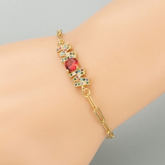 Mom Color Preserving Copper Plated Bracelet Fashion With Zirconia Distributor