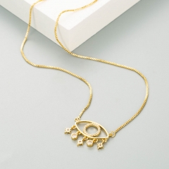 Personalized Eye Star Necklace Color Preserving Plated Clavicle Chain Distributor