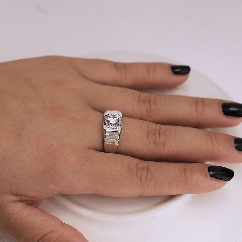 Fashion Ol Popular Ring With Diamonds Distributor