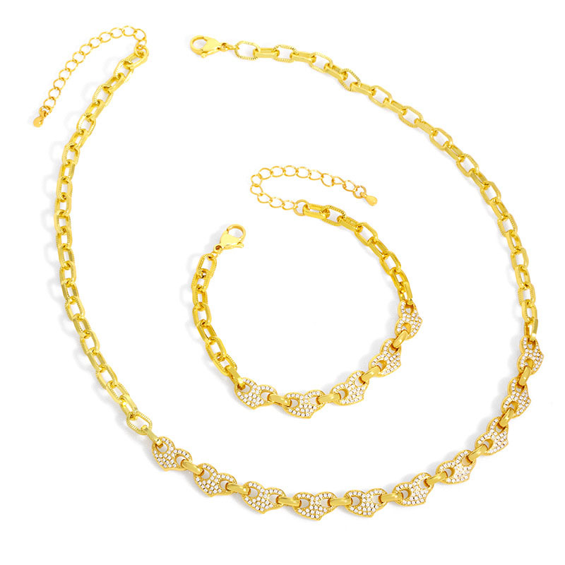 Wholesale Jewelry Hip-hop Style Senior Sense Of Love Choker Necklace