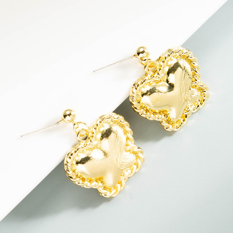 S925 Silver Pin Trendy Gold Butterfly Earrings Female Vintage Distributor