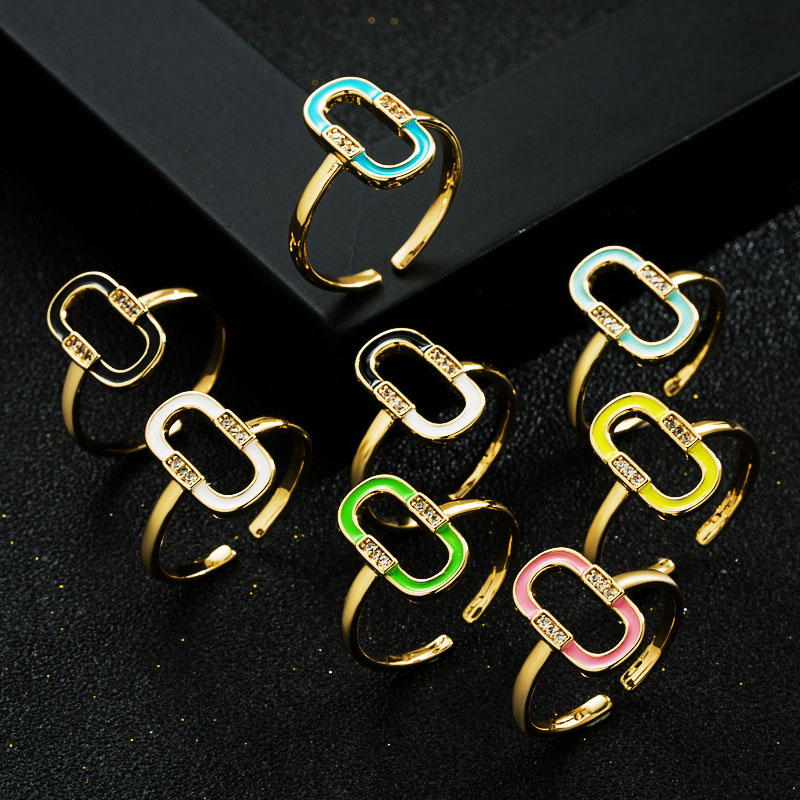 Oil Drip Ring Fashion Trendy Open Finger Ring Supplier