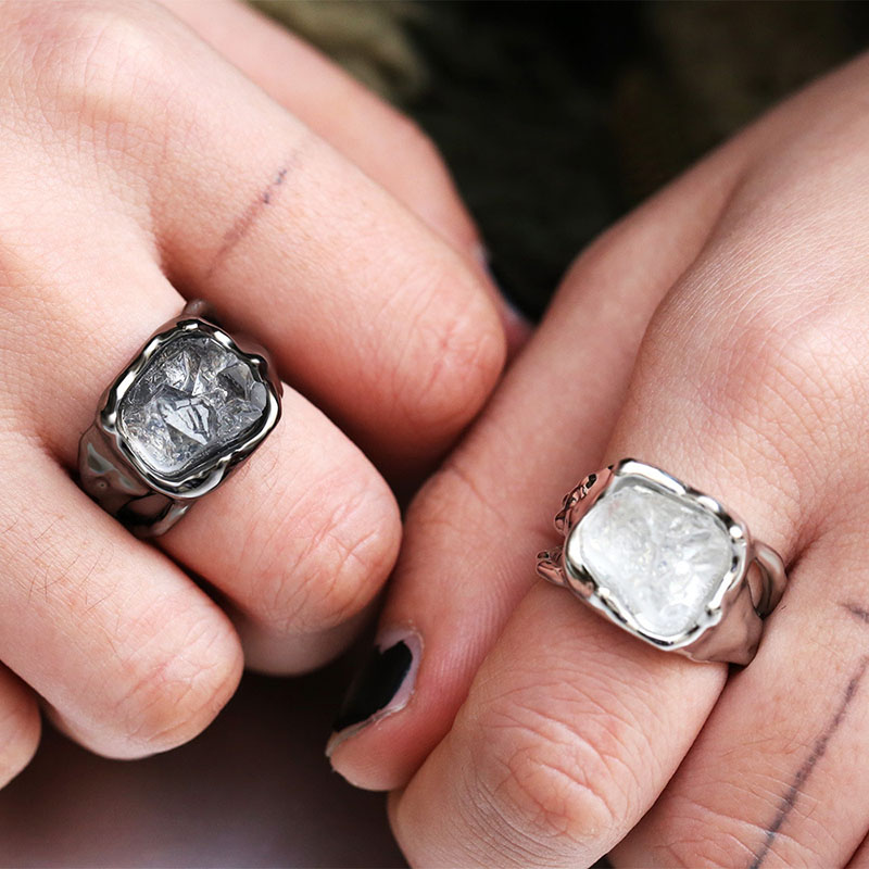Wholesale Jewelry Creative Imitation Irregular Crystal Ring