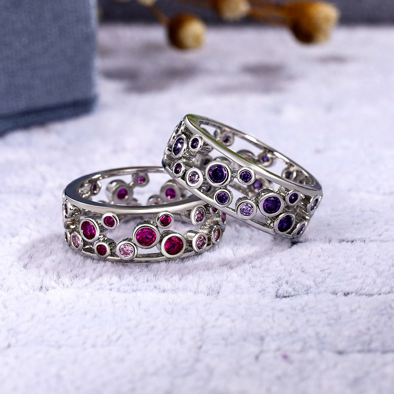Wholesale Jewelry Women's Ring With Full Circle Zirconia