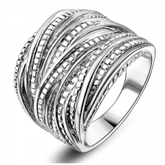 Wholesale Jewelry Personalized Hip Hop Style Multi-layer Metal Ring