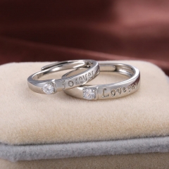 Wholesale Jewelry Couple Forever Love You Rings Wedding Bands