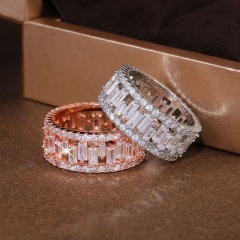 Wholesale Fashion Luxury Full Circle Zirconia Wedding Ring