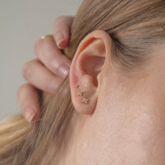 Korean Version Of The Korean Mini Flower Earrings Small Earrings Manufacturer