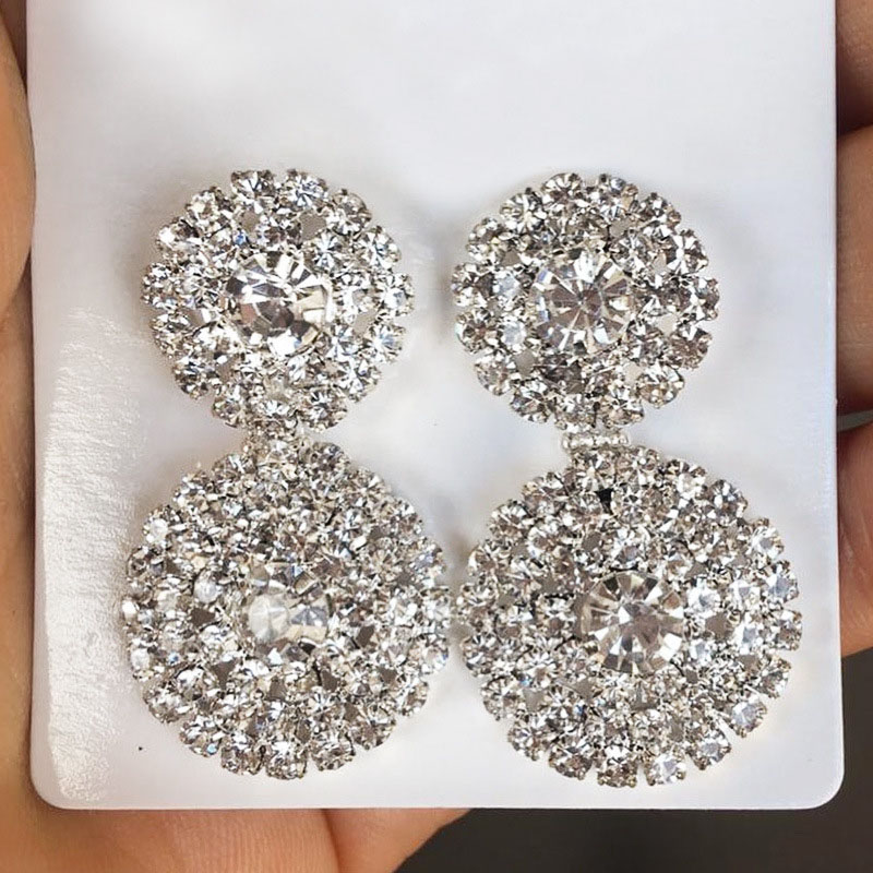 Wholesale Diamond Fashion Earrings Ladies Matching Earrings