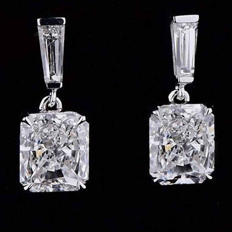 Fashion Square Zircon Earrings For Women Simple And Versatile Manufacturer