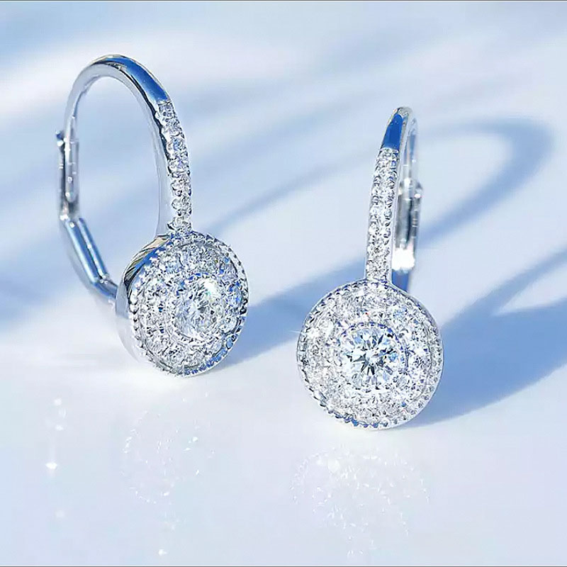 Luxury Sparkling Full Set Zircon Earrings For Women Manufacturer