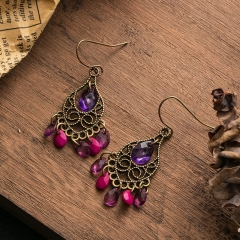 Bohemian Exaggerated Ethnic Wind Earrings Without Ear Holes Ear Clips Distributor