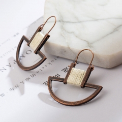 Handmade Wire-wrapped Geometric Serial Earrings With Earrings Manufacturer