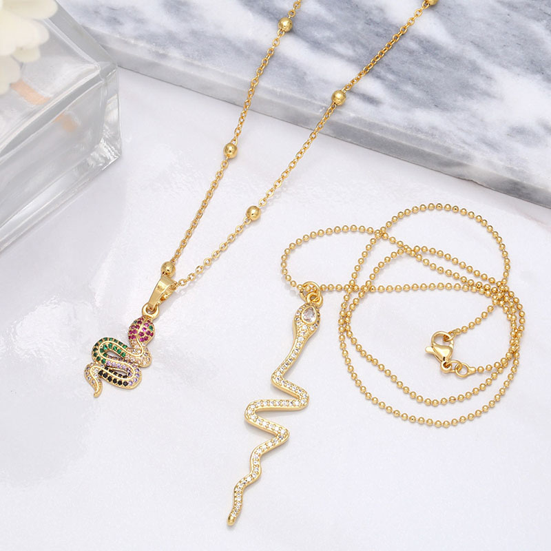 Personalized Fashion Vintage Clavicle Chain Snake Necklace Supplier