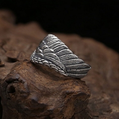 Vintage Style Angel Feather Alloy Ring Distributor