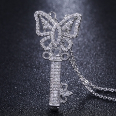 Key-shaped Micro-zirconia Necklace Supplier