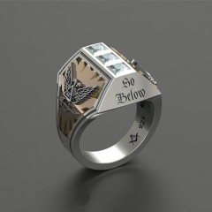 Ethnic Style Personalized Plating And Diamond Ring Distributor