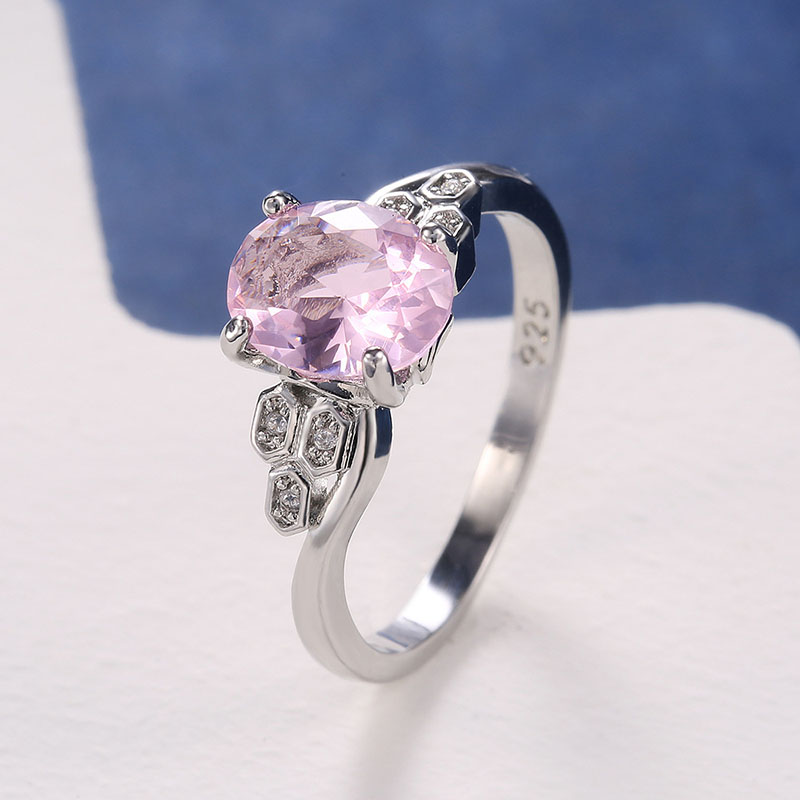 Fashion Pink Zircon Ring Supplier
