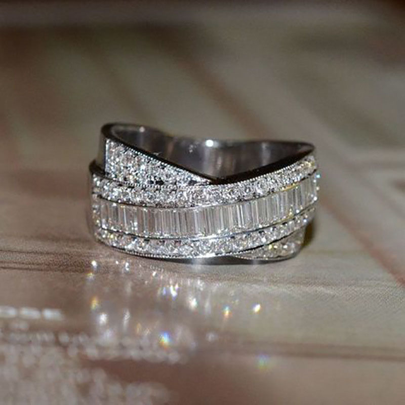 Creative And Elegant Copper Ring With Micro-setting Supplier