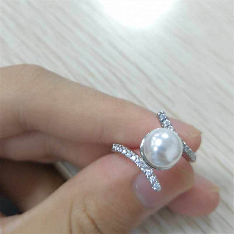 Simple Atmosphere Artificial Pearl Ring Mother's Day Supplier