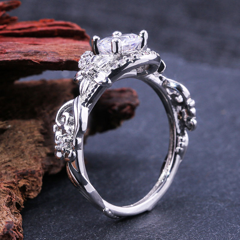 Delicate Openwork Flower Ring Supplier